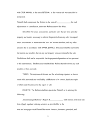 Order Confirming Referee Report and Judgment of Foreclosure and Sale Template - Queens County, New York, Page 6
