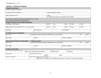 Form OCFS-LDSS-4700 Part A Enrollment Form for Legally-Exempt Group Child Care Program - New York, Page 3