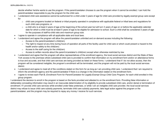 Form OCFS-LDSS-4700 Part A Enrollment Form for Legally-Exempt Group Child Care Program - New York, Page 9