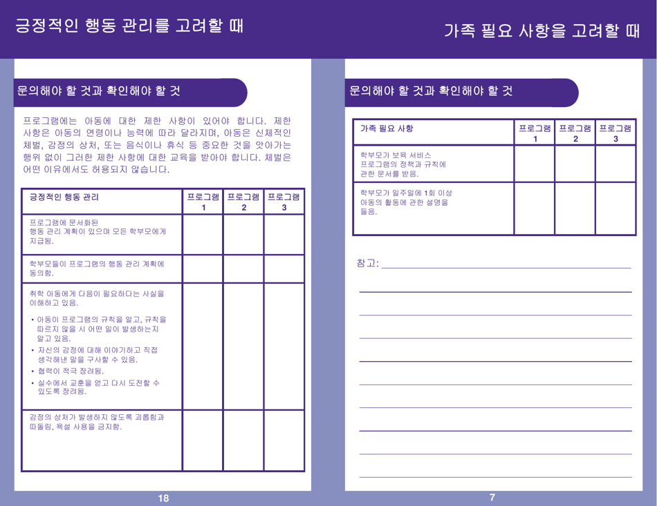 Form PUB-1115D As You Think About Child Care for Your School-Age Child - New York (Korean), Page 7