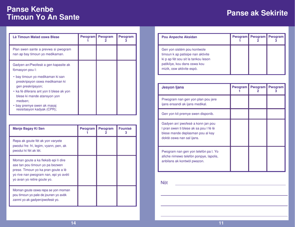 Form PUB-1115D As You Think About Child Care for Your School-Age Child - New York (Haitian Creole), Page 11