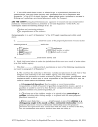 Regulation 7 Form Order for Expedited Placement Decision Pursuant to the Icpc - New York, Page 2