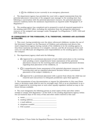Regulation 7 Form Order for Expedited Placement Decision Pursuant to the Icpc - New York, Page 3