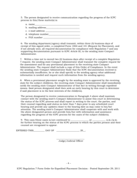 Regulation 7 Form Order for Expedited Placement Decision Pursuant to the Icpc - New York, Page 4