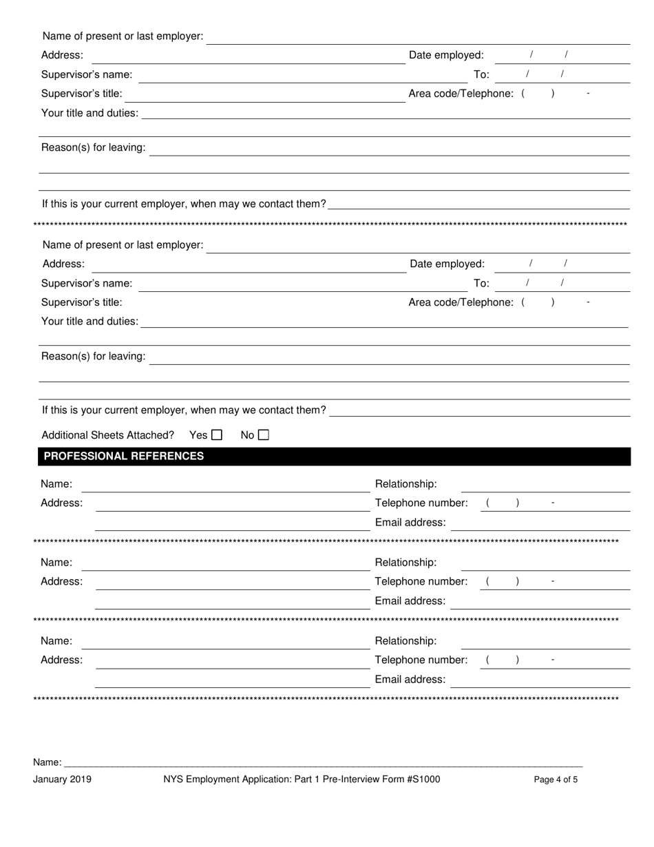 Form S1000 Part 1 Fill Out Sign Online And Download Printable Pdf New York Templateroller 6526