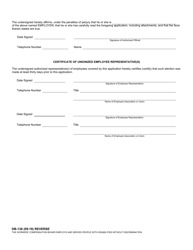 Form DB-136 Employer&#039;s Application for Voluntary Coverage for Class of Employees for Whom Disability and Paid Family Leave Benefits Are Not Required by Law (Employee Contribution Required) - New York, Page 2