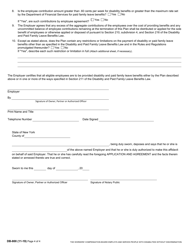 Form DB-800 Application for Approval of Plan of Employer Providing Disability and/or Paid Family Leave Benefits - New York, Page 4