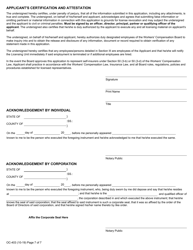 Form OC-403 Application for License to Appear on Behalf of, or Represent, Insurers and/or Self-insurers - New York, Page 7