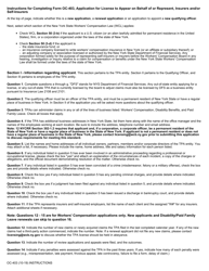 Form OC-403 Application for License to Appear on Behalf of, or Represent, Insurers and/or Self-insurers - New York, Page 8