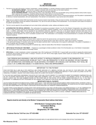 Form PS-4 Attending Psychologist&#039;s Report - New York, Page 2