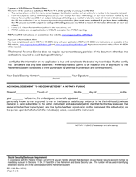 Form RS4139 Affidavit for Benefit Payment (1310.4) - New York, Page 2