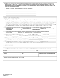Form RS6358 Survivor&#039;s Benefit Program Notification of Employee&#039;s Death - New York, Page 2