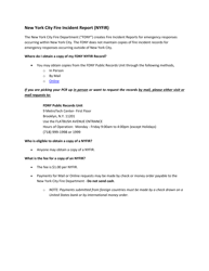 Form PR2 Fire Incident Report Request Form - New York City, Page 2