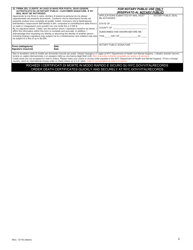 Death Certificate Application - New York City (English/Italian), Page 2