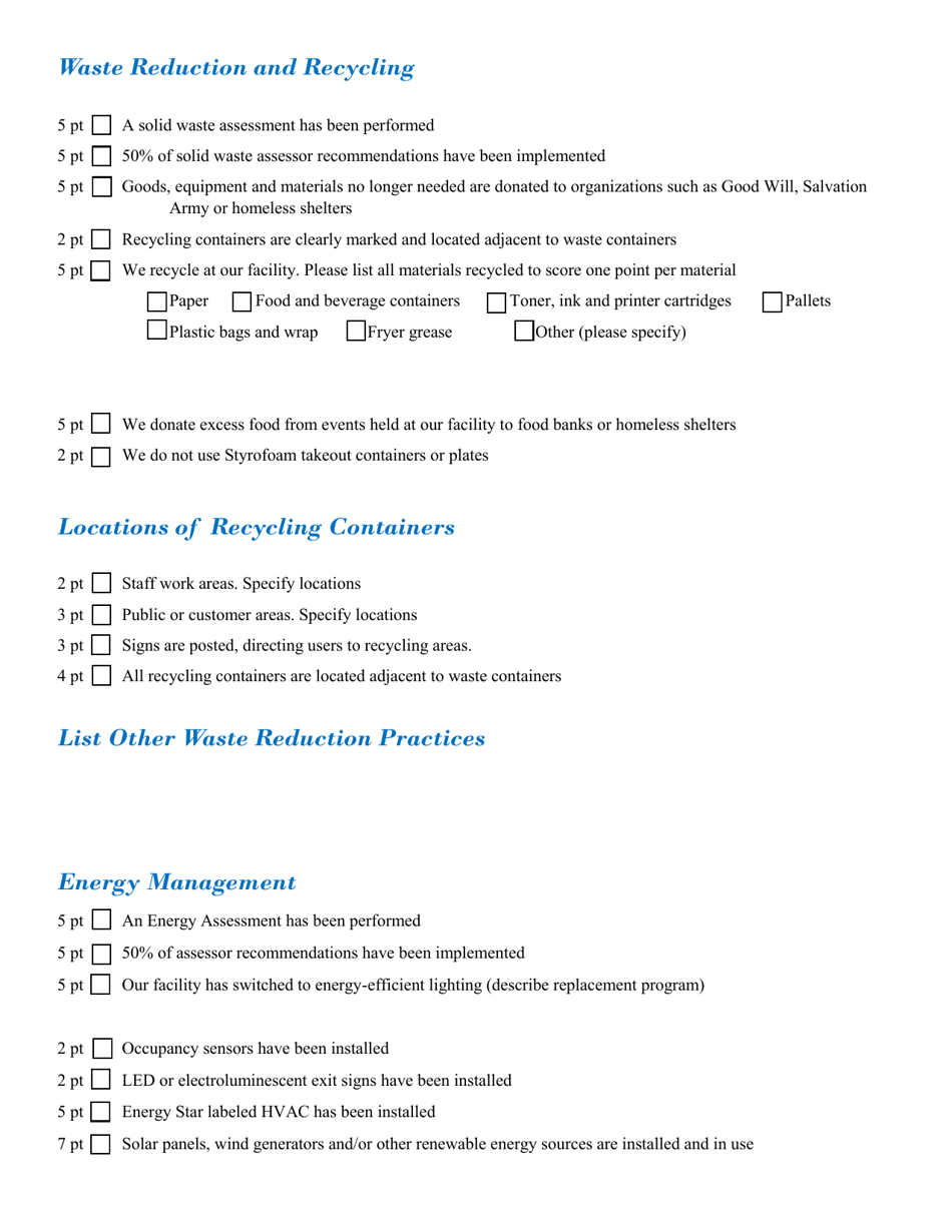 Application Form for Event Venues  Convention Centers - North Carolina, Page 3