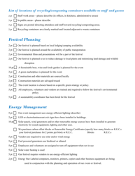 Application Form for Sustainable Festivals and Events - North Carolina, Page 4