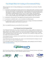 Application Form for Sustainable Festivals and Events - North Carolina, Page 8