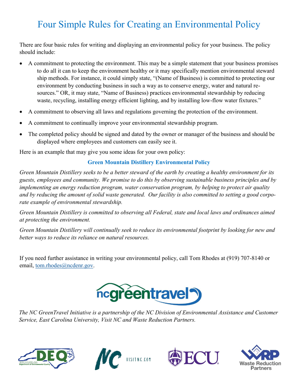 Application Form for Sustainable Distilleries - North Carolina, Page 10