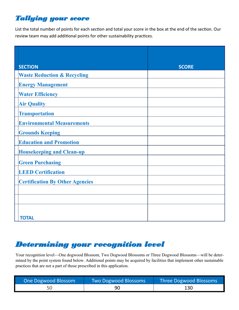 Application Form for Sustainable Distilleries - North Carolina, Page 9