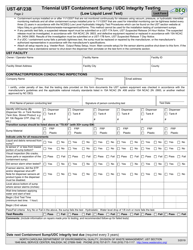 Form UST-6F/23B Application to Install or Replace Usts (Containment Sump/Udc Testing) - North Carolina, Page 2