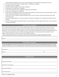 Community Rehabilitation Program New Vendor Application - North Carolina, Page 3