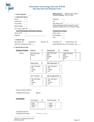 Document preview: Form STS-06 Security Services Request Form - North Carolina