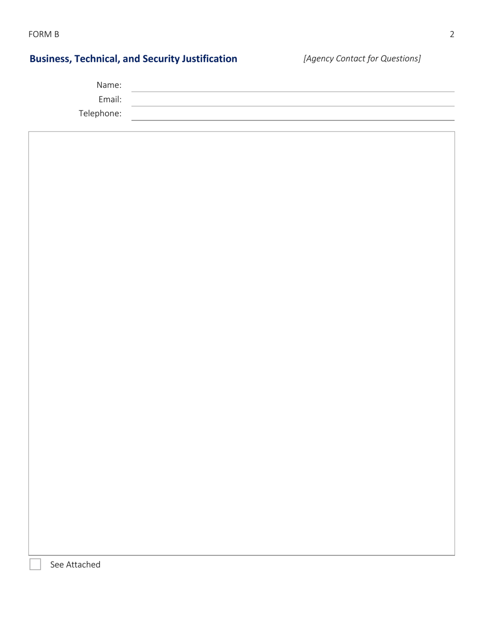 Form B Exception Form - Standards - North Carolina, Page 2