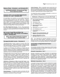Instructions for Form CD-401S S-Corporation Tax Return - North Carolina, Page 7