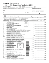 Form CD-401S S-Corporation Tax Return - North Carolina, Page 2