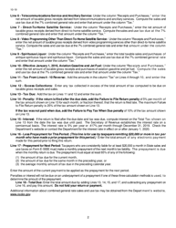 Instructions for Form E-500E Combined General Rate Sales and Use Tax Return (Utility, Liquor, Gas, and Other - North Carolina, Page 2