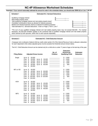 Form NC-4P Withholding Certificate for Pension or Annuity Payments - North Carolina, Page 5