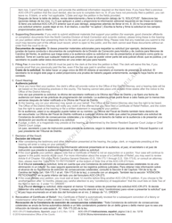 Instructions for Form AOC-CR-273 Certificate of Relief Petition and Order - North Carolina (English/Spanish), Page 2