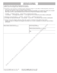 Form AOC-CV-651 Petition for Reinstatement of Licensing Privileges - North Carolina (English/Spanish), Page 3