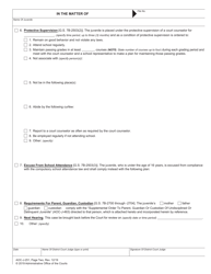 Form AOC-J-251 Juvenile Disposition Order (Undisciplined) - North Carolina, Page 3