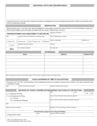 Form AOC-J-310 Juvenile Petition (Delinquent) - North Carolina, Page 2