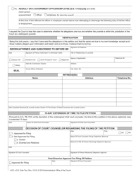 Form AOC-J-312 Juvenile Petition Misdemeanor Assault (Delinquent) - North Carolina, Page 2