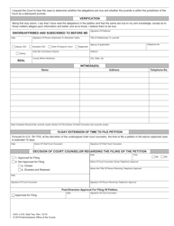 Form AOC-J-316 Juvenile Petition Weapon on School Campus/Property (Delinquent) - North Carolina, Page 2