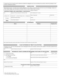 Form AOC-J-333 Juvenile Petition Simple Affray (Delinquent) - North Carolina, Page 2