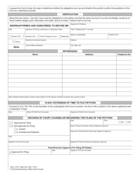 Form AOC-J-337 Juvenile Petition First-Degree Forcible Sexual Offense (Delinquent) - North Carolina, Page 2