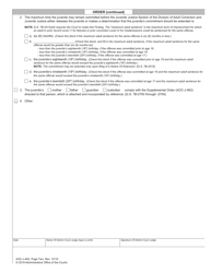 Form AOC-J-462 Juvenile Level 3 Disposition and Commitment Order (When Delinquent Offense Is the Basis of the Commitment) - North Carolina, Page 3