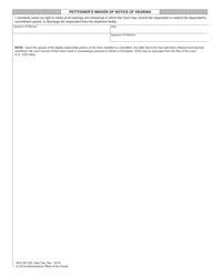 Form AOC-SP-300 Affidavit and Petition for Involuntary Commitment - North Carolina, Page 2