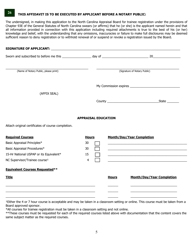 Application for Trainee Registration - North Carolina, Page 10
