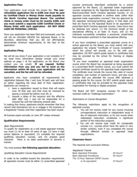 Application for Trainee Registration - North Carolina, Page 3