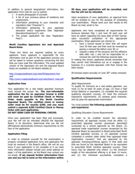 Application for Licensed Residential - North Carolina, Page 3