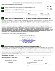 Application for Certified General Certification - North Carolina, Page 14