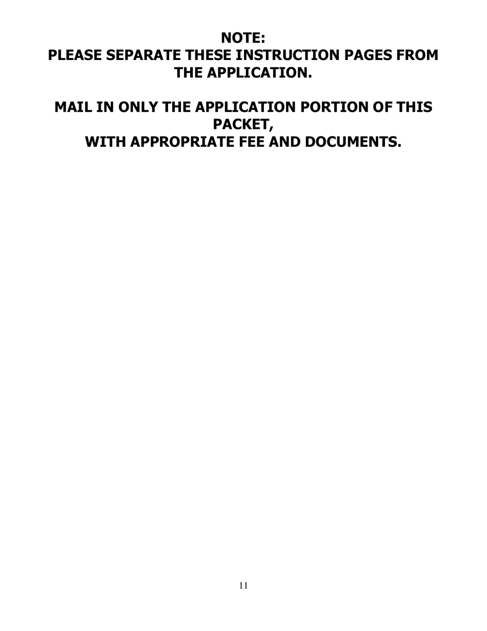 Application for Certified Residential Certification - North Carolina, Page 11