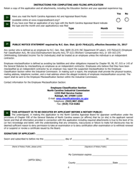 Application for Certified Residential Certification - North Carolina, Page 15
