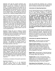 Application for Certified Residential Certification - North Carolina, Page 6