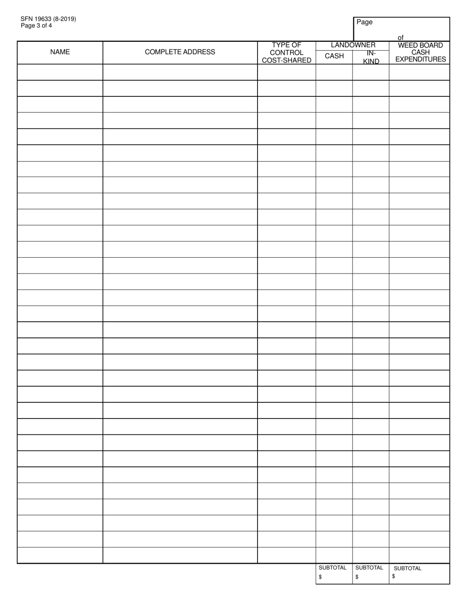 Form SFN19633 Lap Voucher for Payment - North Dakota, Page 3
