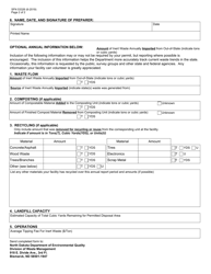 Form SFN53326 Inert Waste Facility Annual Report - North Dakota, Page 2